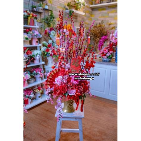 Jual Pohon Imlek Pussy Willow Tahun Baru Chinese New Year Tree Bunga