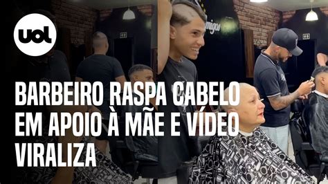 Barbeiro Raspa Cabelo Para Apoiar M E Que Passa Por Tratamento De