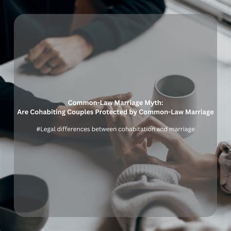 Common Law Marriage Myth Are Cohabiting Couples Protected By Common