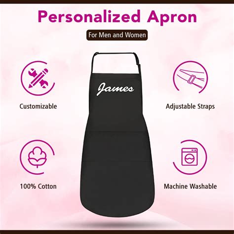 Personalized Aprons for Men and Women with Front Pocket – Personalized Passion