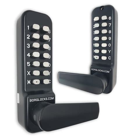 Borg Locks Bl Ecp Digital Door Lock Marine Grade Black