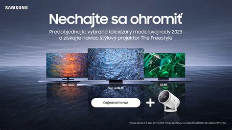 Samsung K predobjednávke nových Neo QLED a OLED televízorov získate