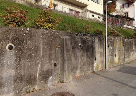 Mise En S Curit D Un Mur Fissur Grandvaux Anteq Sa