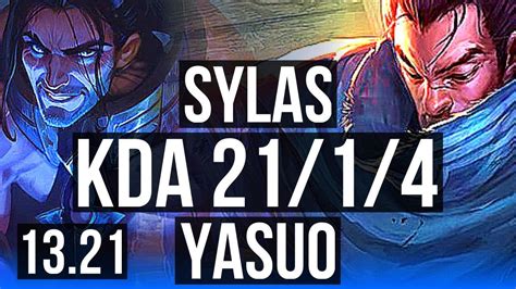 Sylas Vs Yasuo Mid Solo Kills Legendary Games