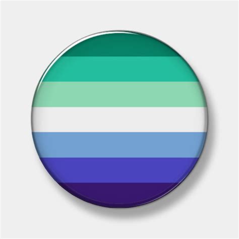 Gay Men Pride Flag Button Pinback Button 1 225 Or 3 Custom Button You