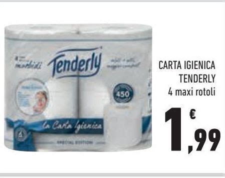 Offerta Carta Igienica Tenderly Maxi Rotoli Nel Volantino Di Conad City