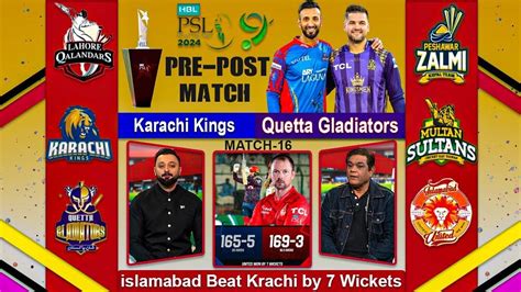 Quetta Gladiators Vs Karchi Kings Pakistani Media Reaction Karachi King