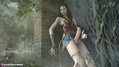 Rule 34 1futa 3d 3d Artwork Dc Comics Dc Extended Universe Diana Prince Futa Only Futanari