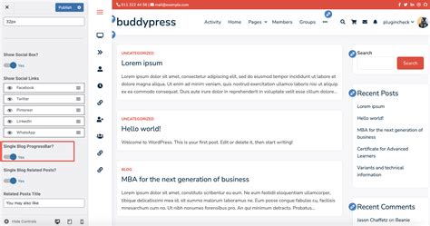 Single Post Progess Bar Wbcom Designs Theme Plugin Docs