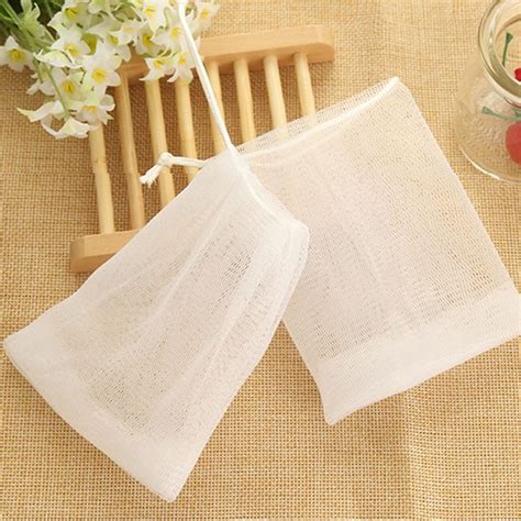 10pcs Soap Mesh Foaming Net Bubble Mesh Bag Skin Clean Tool Shopee