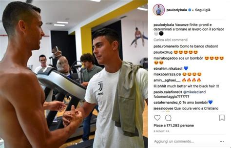 Juventus Dybala Posta Su Instagram Una Foto Con Cristiano Ronaldo