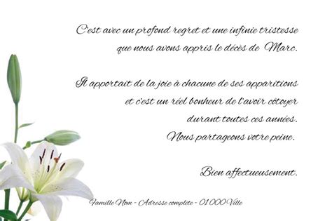 Cartes de condoléances Remerciements Condoléances Remerciements Deuil