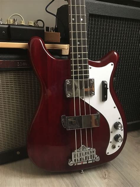 Eastwood Newport Bass 2019 Red Reverb