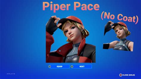 Piper Pace No Coat Skin Combo Fortnite Youtube