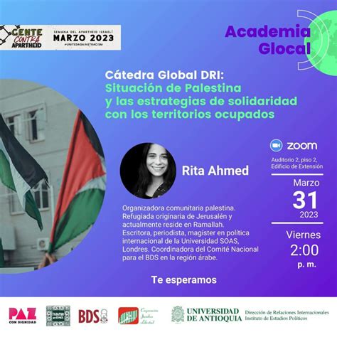 Semana contra el Apartheid Israelí 2023 en Medellín y Bogotá