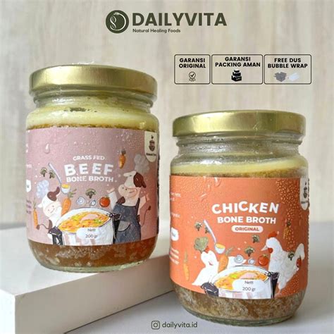 Jual HONEST FARM HOMEMADE PREMIUM BONE BROTH CHICKEN BONE BROTH 200gr