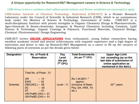 CSIR IICT Recruitment 2024 All Exam Review