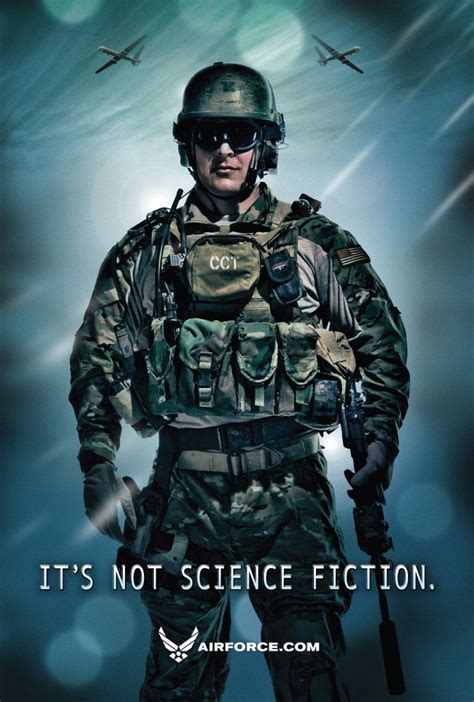 It S Not Science Fiction Usaf Recruitment Poster