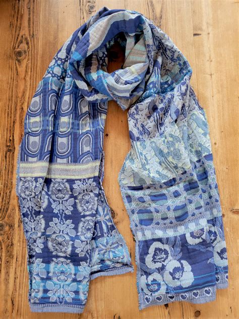 Letol Lake Scarf In Cobalt Blue Ped Shoes