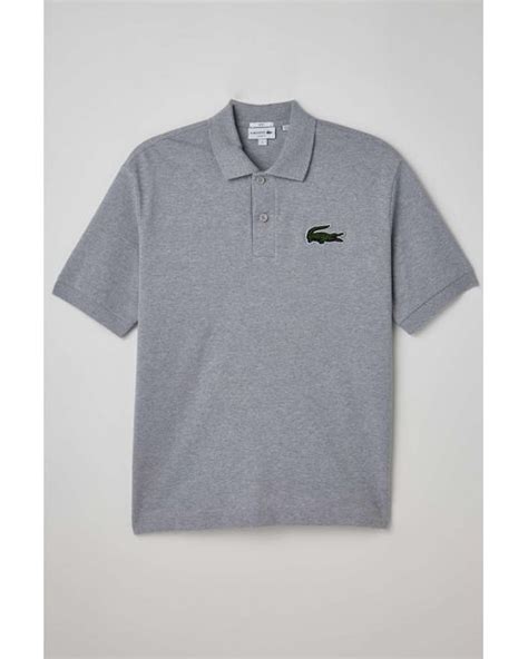 Lacoste Croc 80s Graphic Polo Shirt In Gray For Men Lyst