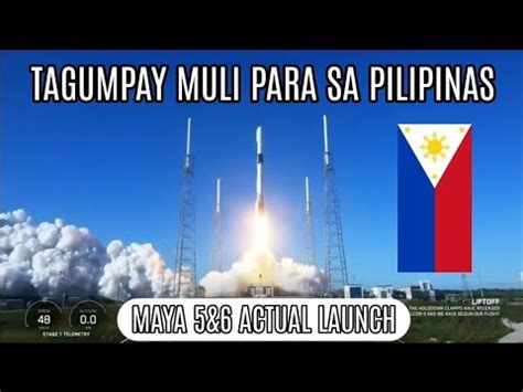 Isa Nanamang Launch Ang Ginawa Ng Pilipinas Gamit Ang Space X Falcon