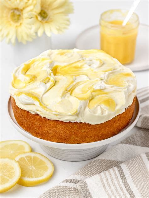 Easy Lemon Curd Cake Single Layer Entirely Elizabeth