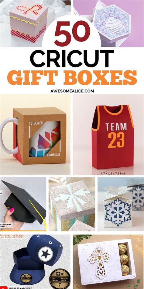 Diy Gift Box Templates To Make With A Cricut En