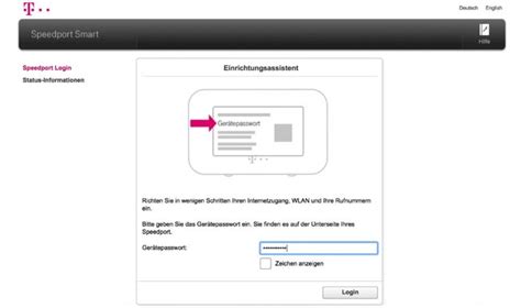 Speedport Smart Einrichten Anleitung