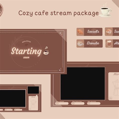 Coffee Stream Overlay Etsy