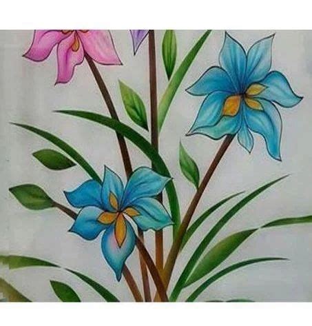 Floral Glass Painting at Rs 550 | Glass Paintings in New Delhi | ID ...