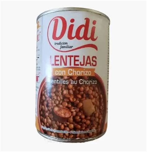Чечевица с Колбасой Чоризо и Беконом Didi Lentejas con Chorizo ...