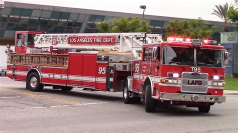 Lafd Engine Rescue Light Force Youtube