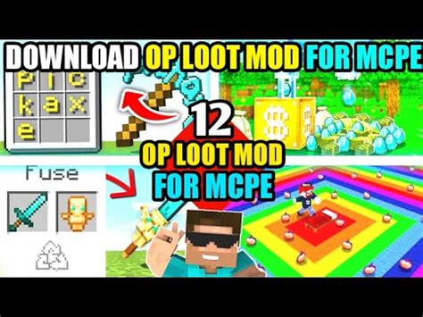 Top Op Loot Mod For Minecraft Pe Op Loot Mod For Mcpe Best