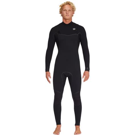 2023 Billabong Mens Furnace 5 4mm Chest Zip Wetsuit ABYW100188 Black