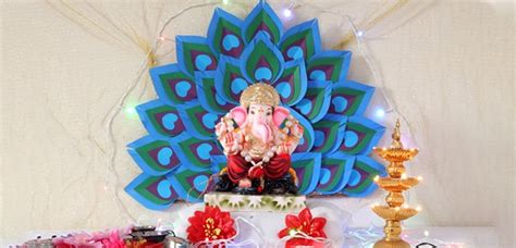 Ganesh Chaturthi Decorations Thermocol