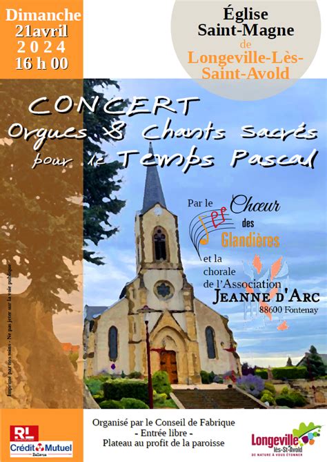 Concert Orgue Et Chants Sacr S Pour Le Temps Pascal Dioc Se De Metz