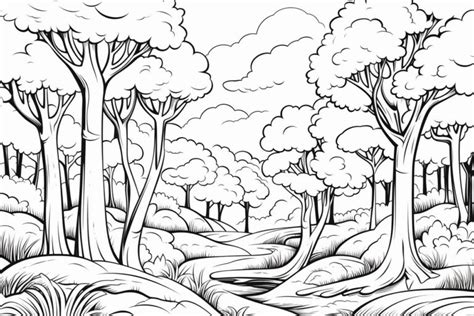 Floresta Para Colorir + De 30 Desenhos Para Imprimir e Pintar