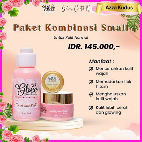 Jual Paket Kombinasi Small Gbee Glow Beauty Shopee Indonesia