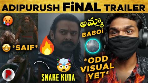 Adipurush Final Trailer Review Prabhas Kriti Sanon Ratpaccheck