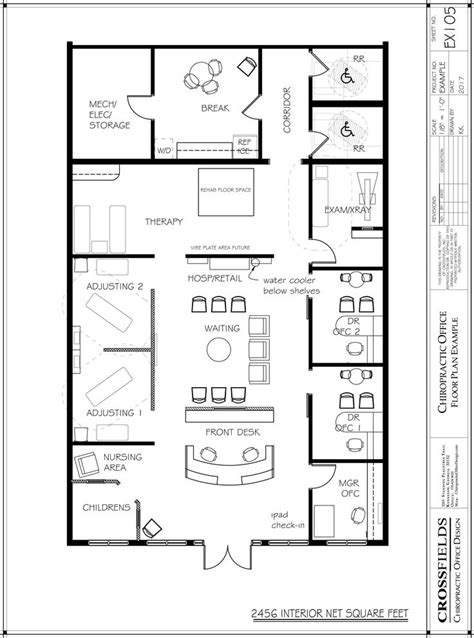 Chiropractic Office Floor Plans - Versatile Medical Office Layouts | Office floor plan ...