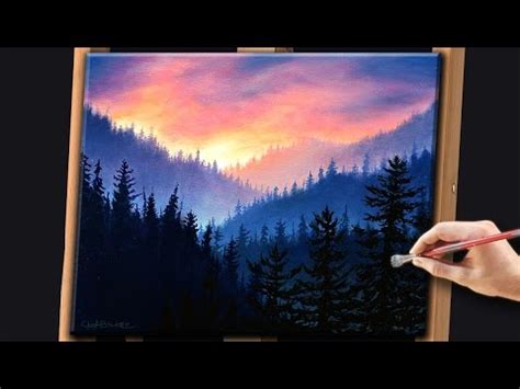 Mountain Sunrise Painting at PaintingValley.com | Explore collection of Mountain Sunrise Painting