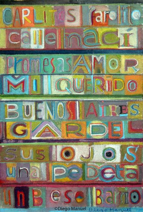 Palabras De Buenos Aires Acrylic On Canvas X Cm Year