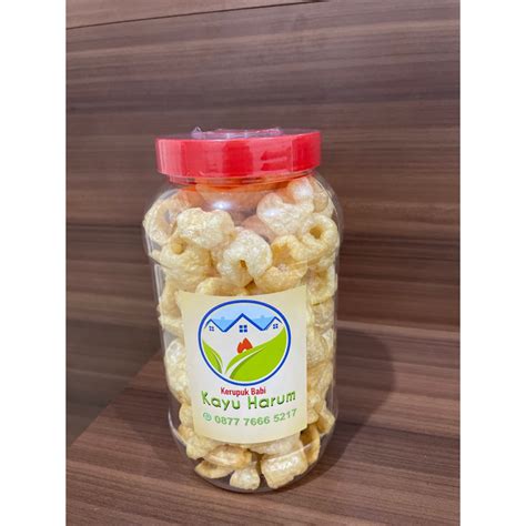 Jual Kerupuk Rambak Babi Non Halal Toples Liter Shopee Indonesia