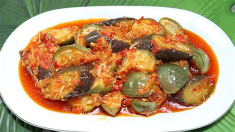 Resep Tumis Terong Balado Latua Taruang Khas Dapur Uni Et Youtube