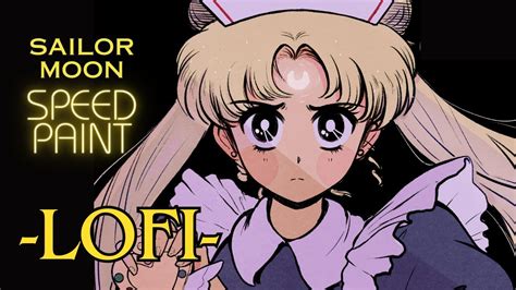 Sailor Moon Redraw Speed Paint Procreate Lofi Youtube