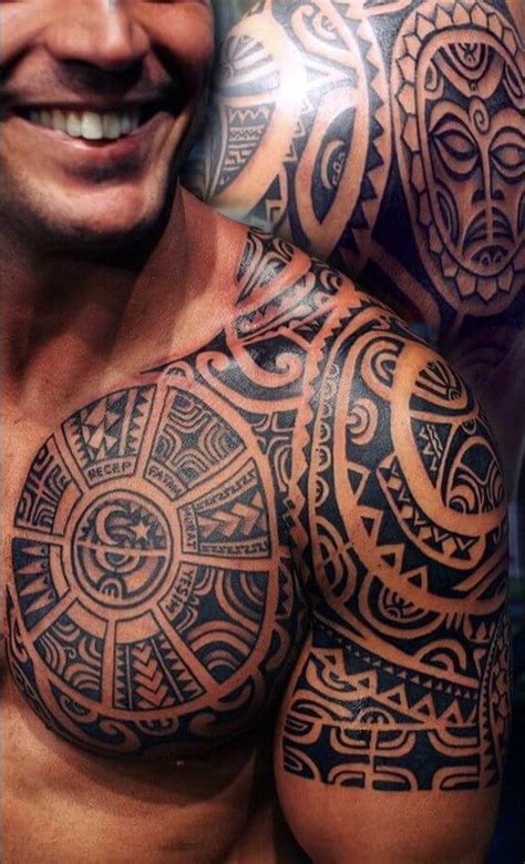 Top Half Sleeve Tattoos For Men Tribal Shoulder Tattoos Tribal