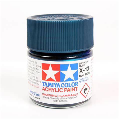 Tamiya Color Acrylic Paint X 13 Metallic Blue 23ml Bandai Gundam