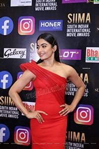 Rashmika Mandanna At SIIMA Awards 2021, HD Photo Gallery