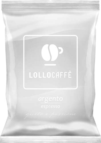 100 capsule Lollo Caffè Argento compatibili Lavazza Espresso Point