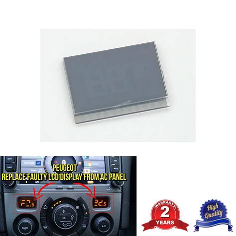 Air Conditioning Module Screen Acc Panel Lcd Display For Peugeot